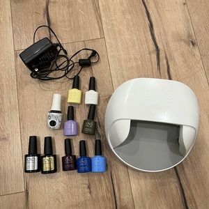 Cnd Shellac Brisa lamp + gel polish